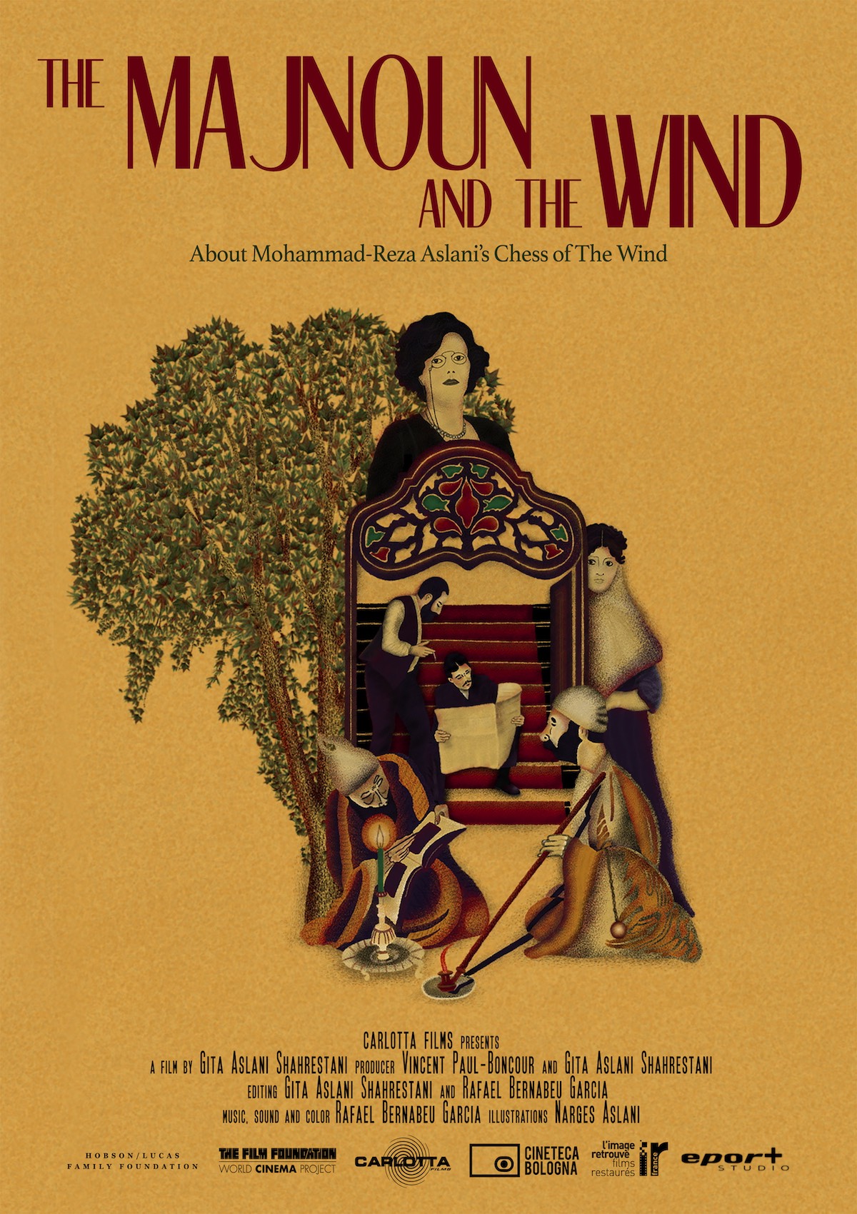 The Majnoun and the wind - poster
